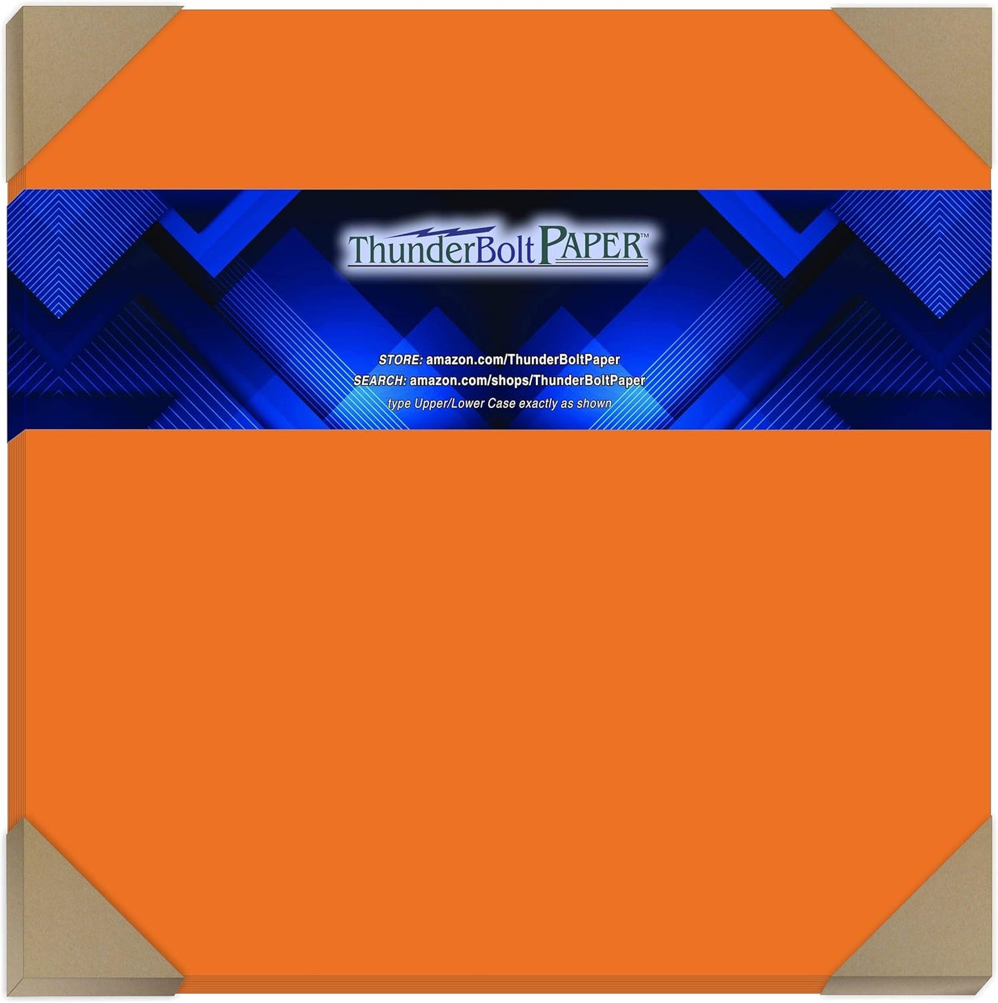 25 Orange Cover/Card Paper Sheets - 12 X 12 Inches Scrapbook Album|Cover Size - 65# (65 lb/Pound) Light Weight Cardstock - Quality Printable Smooth Paper Surface for Bright Colorful Results