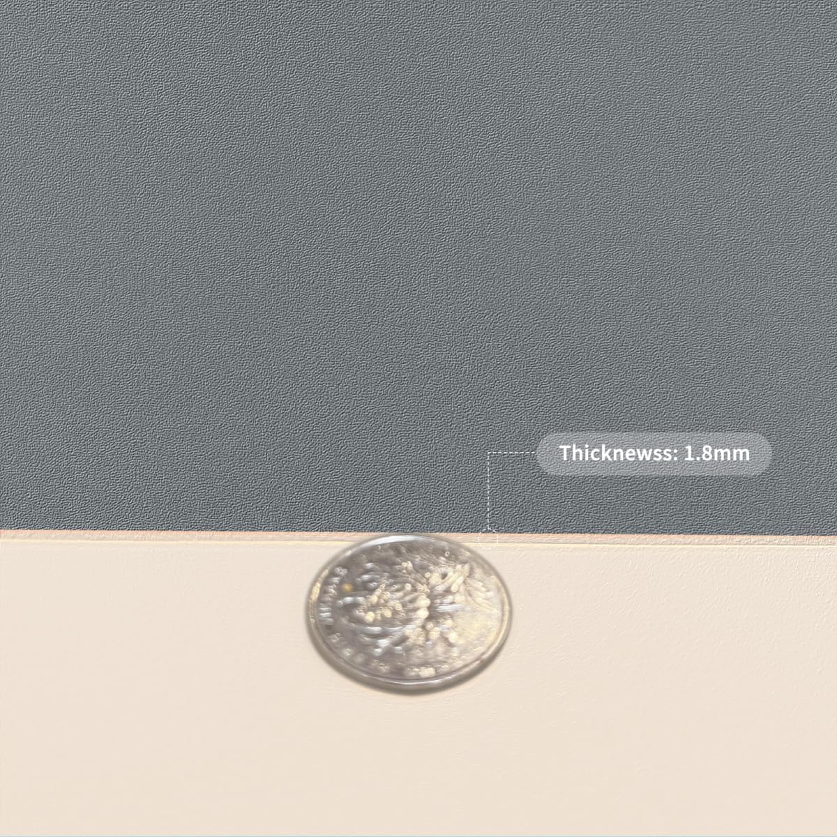 Dresser Cover - Can Be Used On Both Sides Waterproof and Easy to Clean Good Flatness Used for Dresser Table(Off White+Light Gray 10x44)