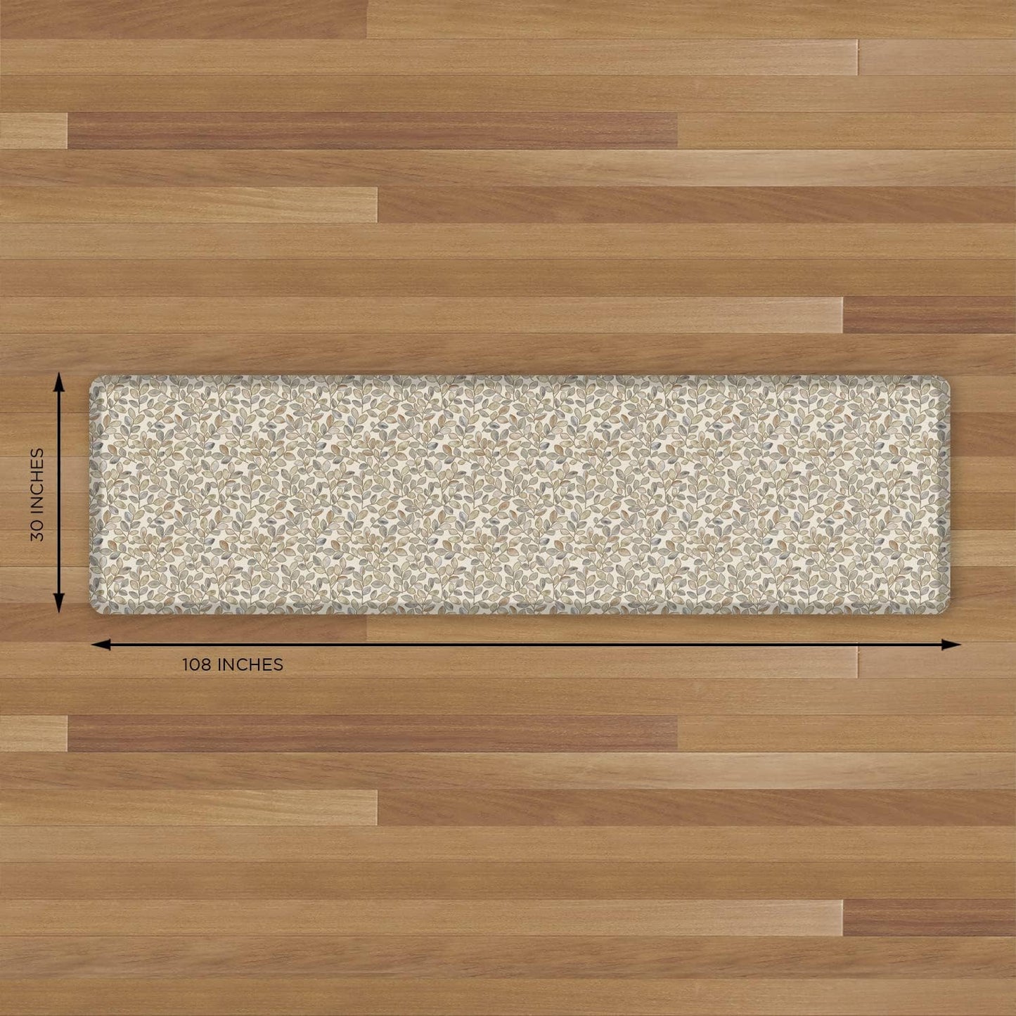 GelPro Designer Comfort Orchard Almond Kitchen Mat 30x108