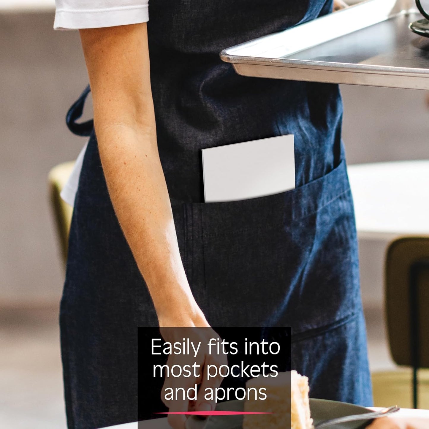 Better Office Products Blank Scratch Note Pads, 4" x 6" Pads, Server Notepads, 50 Sheets per Pad, Memo Pads, Gummed Binding for Easy Tear-off (24 Pack)