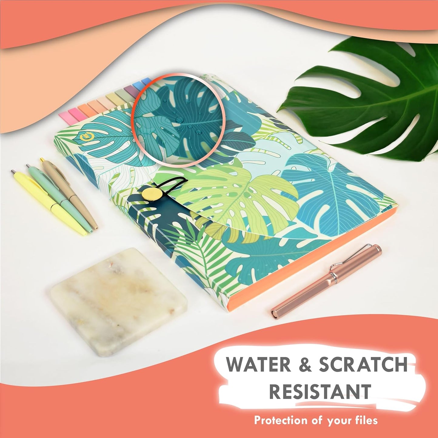 CNK File Folders Organizer with 13 Pockets Accordion Expanding Folder Documents Receipt Document Paper Pocket Filing Accordian Important expandable holder files alphabetical Labels Letter