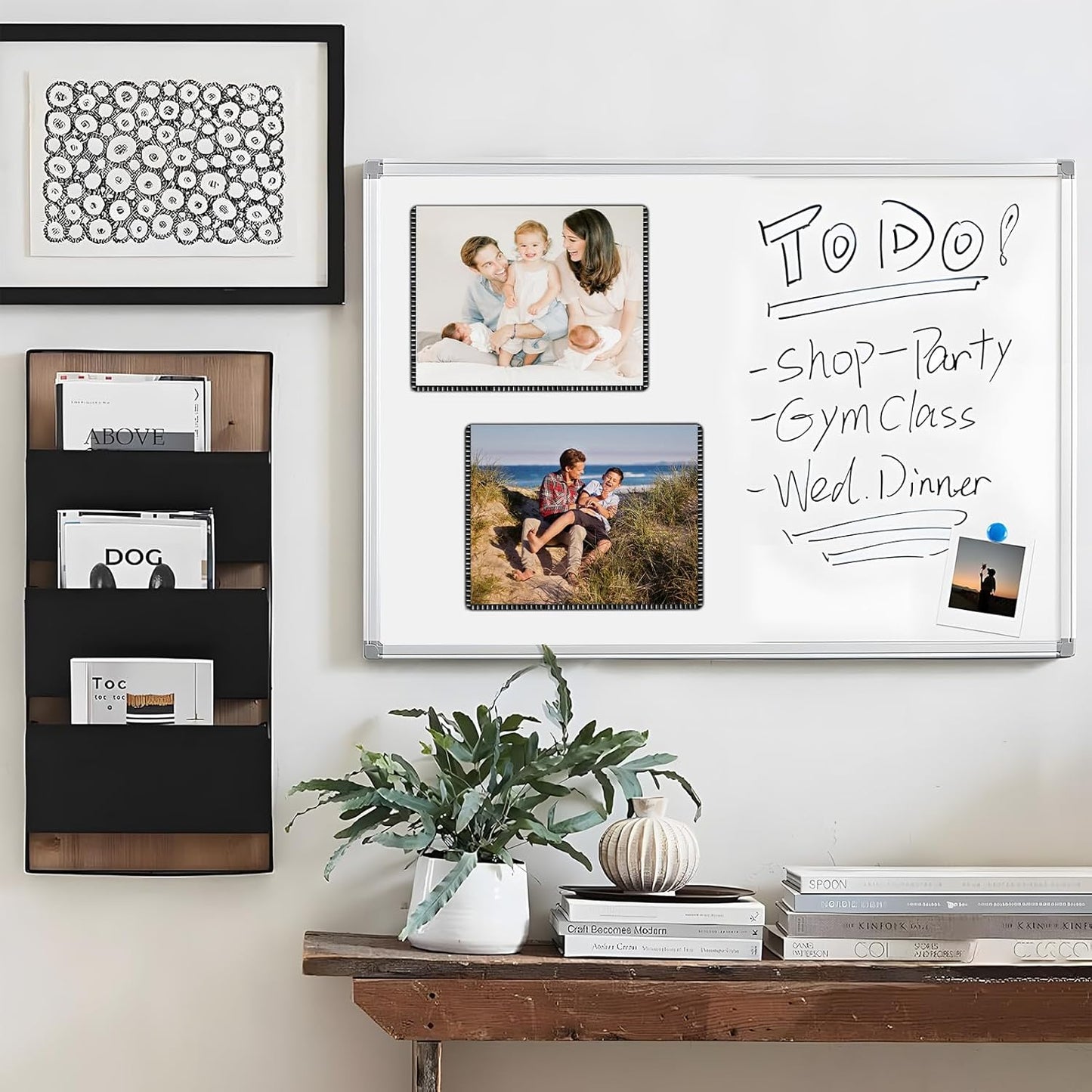 8.5x11 Magnetic Pocket Frames for Letter Size Paper Document,Classroom&Office Must Haves 10PCS