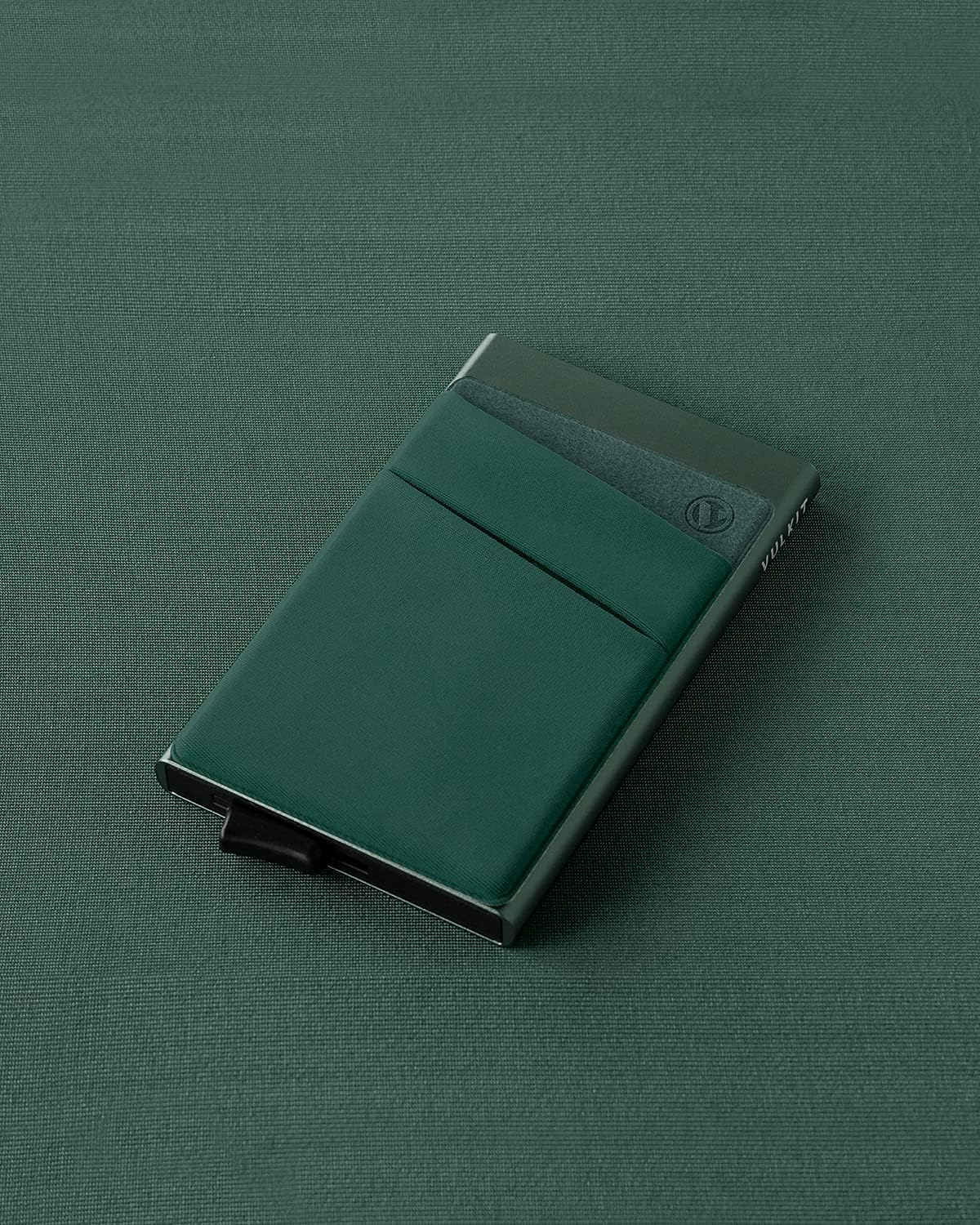 VULKIT Card Holder with Money Pocket Pop Up Wallet RFID Blocking Slim Metal Bank Card Case Holds 5 Cards and Notes