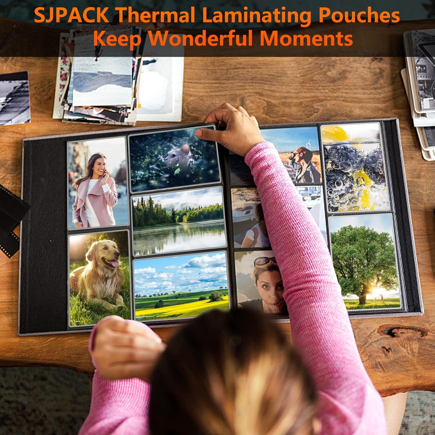 Thermal Laminating Pouches, 9 x 11.5 Inches Laminating Sheets, 3 mil Thick Laminate Sheets, 2000 Pack,Clear