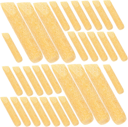 Ciieeo Universal Pen Points 50pcs Marker Pen Replacement Nibs Painting Tips Points Marker Refill Nibs for Acrylic Glass Chalk s Yellow Multifunctional Paint s