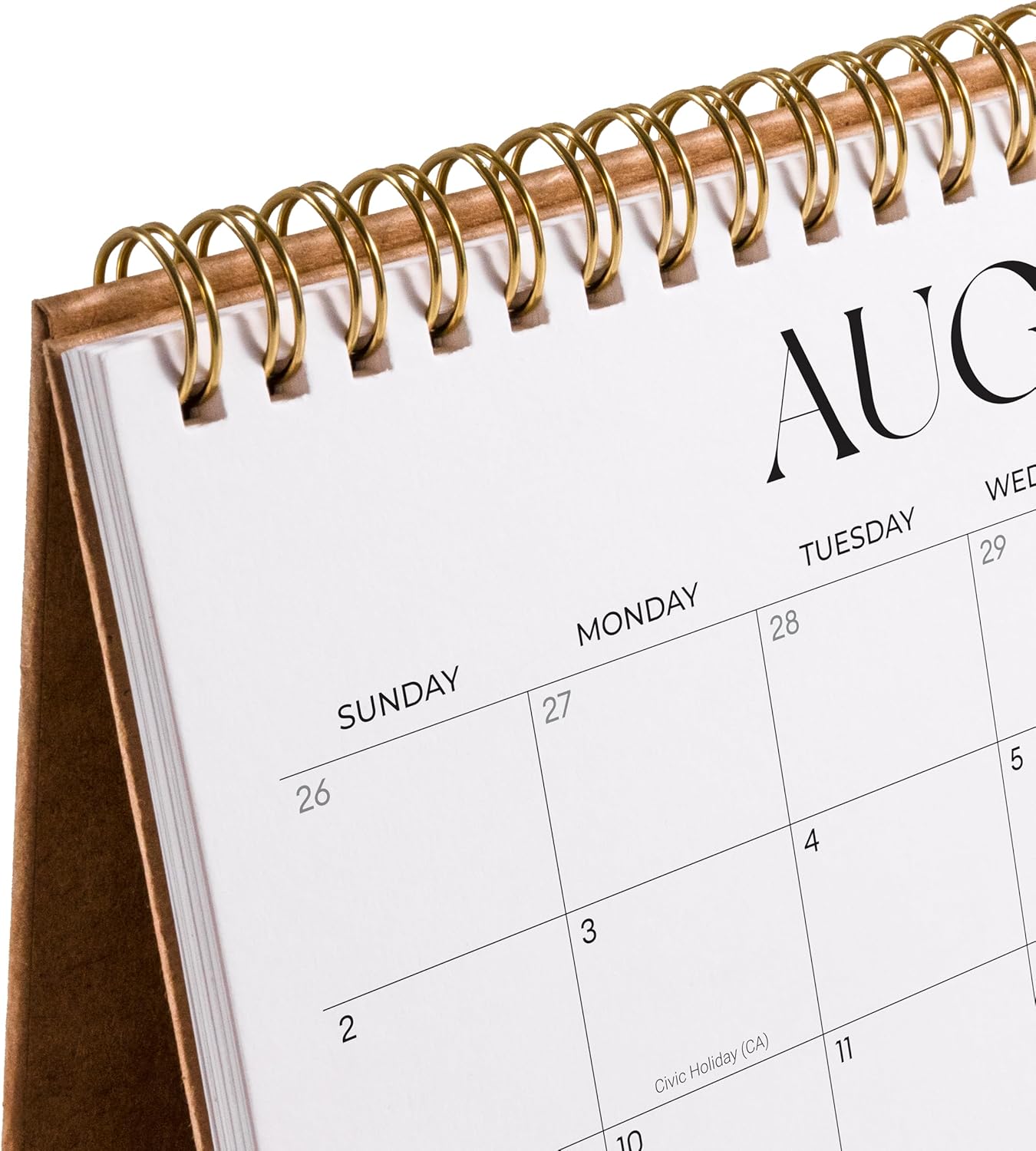 Small Desk Calendar 2025-2026, Jokotha Standing Flip Calendar, September 2025 to December 2026, 16 Month Desktop Calendar with Stickers & Minimalist Design, 8"x6"