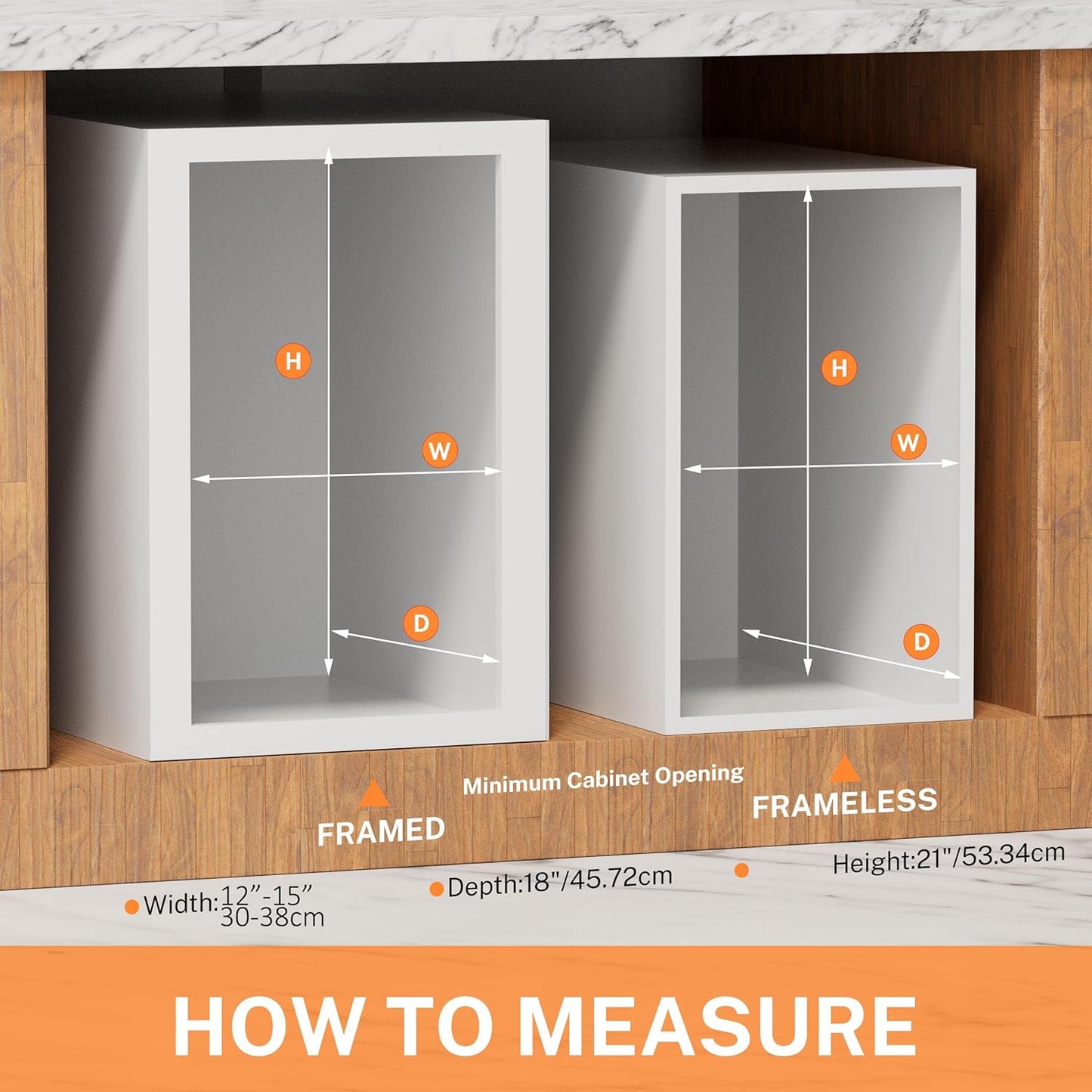 YJHome Pull Out Trash Can Under Cabinet with 31Qt 8Gal Garbage, Under Sink Trash Can with Soft-Close Slides, Cabinet Trash Can Pull Out Kit with Door Mounting Kit for Minimum Opening 12" W