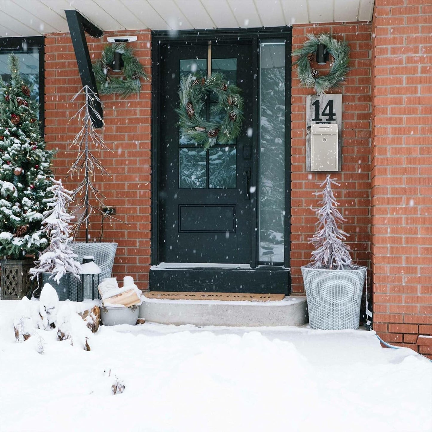 Metal Donation Box-Suggestion Box with Slot and lock-Cash Lock box for Money-Drop Box-Outdoor Waterproof Mailbox and ballot box-comes with pre-drilled holes for easy wall mounting 10 X 6 X 2.5"(White)