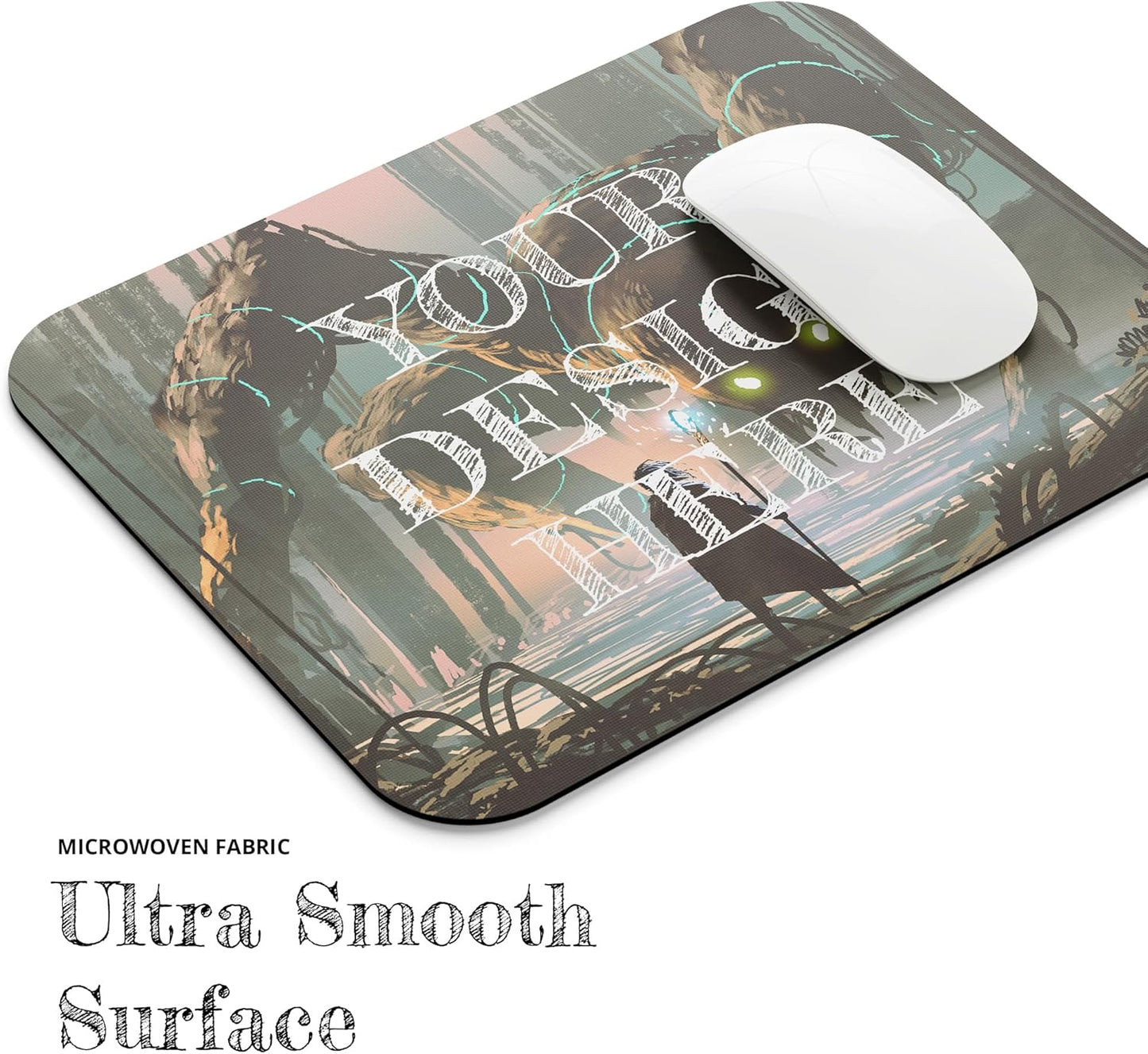 Custom Desk Mat – 10x16” Personalized Desk Pad with Photo, Text, or Logo | Seamless Neoprene Mat for Office, Gaming & Daily Use