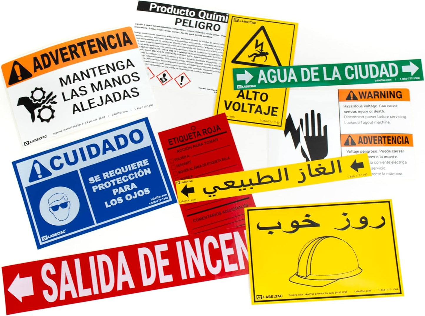 LT4/LT4P/LTPX Label Supply 1" x 150' Red