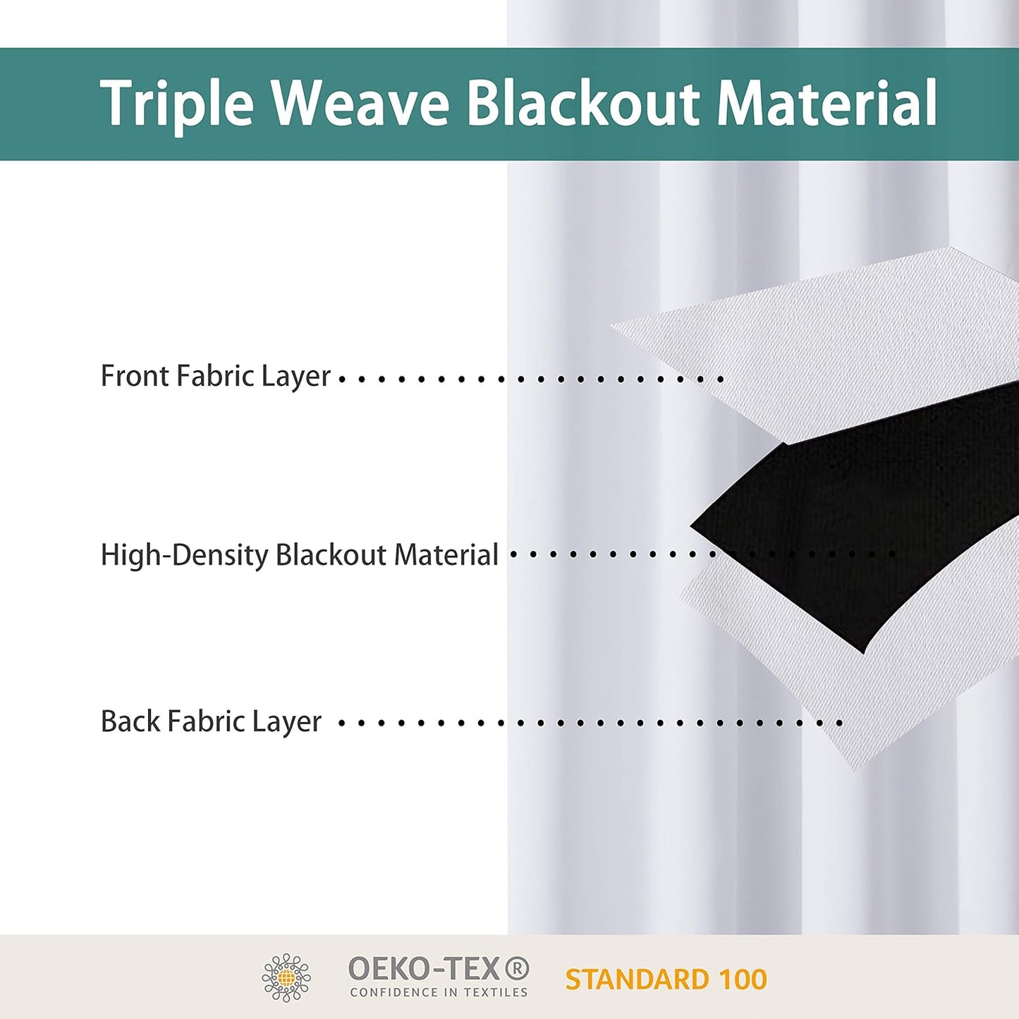 BONZER Extra Wide Room Divider Curtain Screen Partitions Total Privacy Wall Blackout Curtains for Shared Room, 96L x 150W Inch (8L x 12.5W ft), 1 Panel, Greyish White