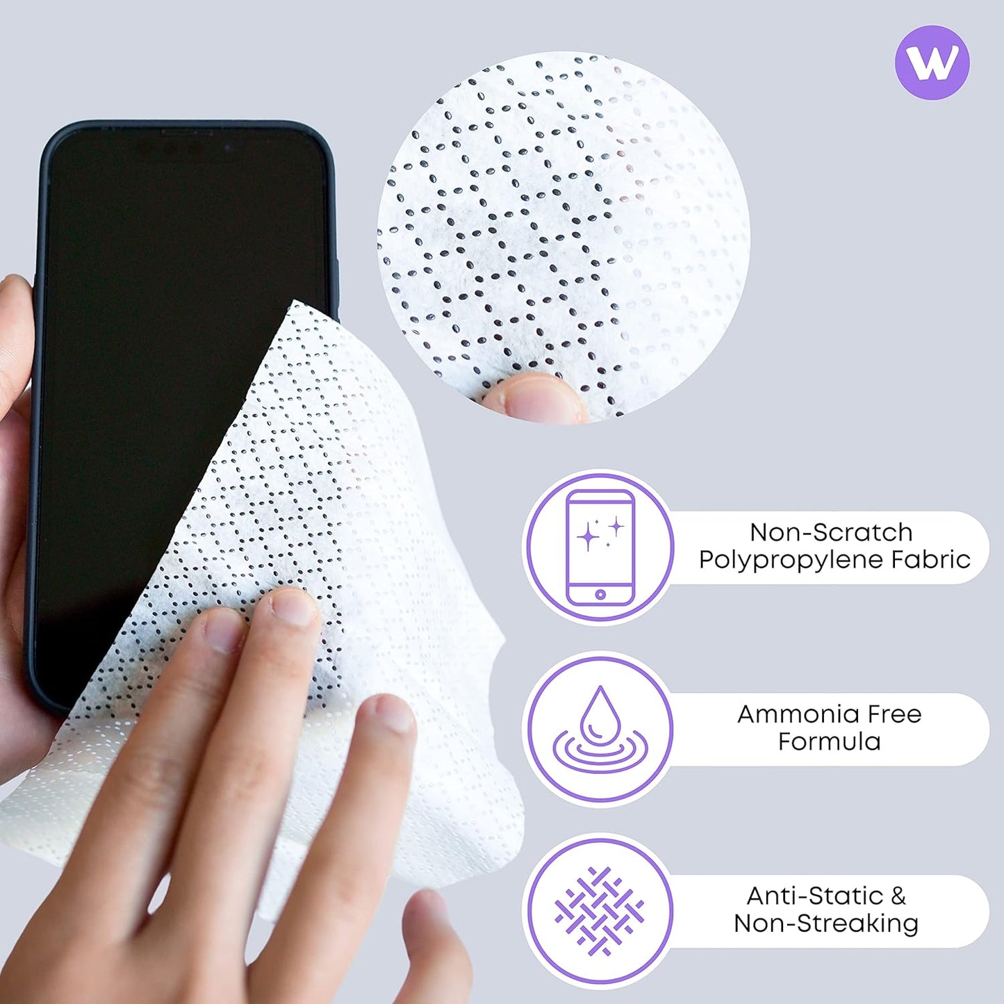 See Clear Original Lens Cleaning Wipes - Pre-Moistened Eyeglass & Screen Cleaning Cloth Towelettes - Streak Free, Scratch Free Lens & Electronic Screen Cleaner - 12 Resealable Packs of 16 (192 Wipes)