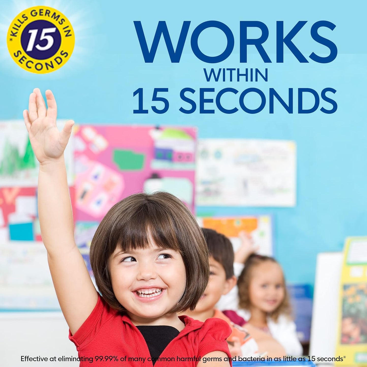 Germ-X Advanced Hand Sanitizer, Non-Drying Moisturizing Clear Gel, Instant and No Rinse Formula, Back to School Supplies College, Pump Bottle, 8 Fl Oz (Pack of 6)