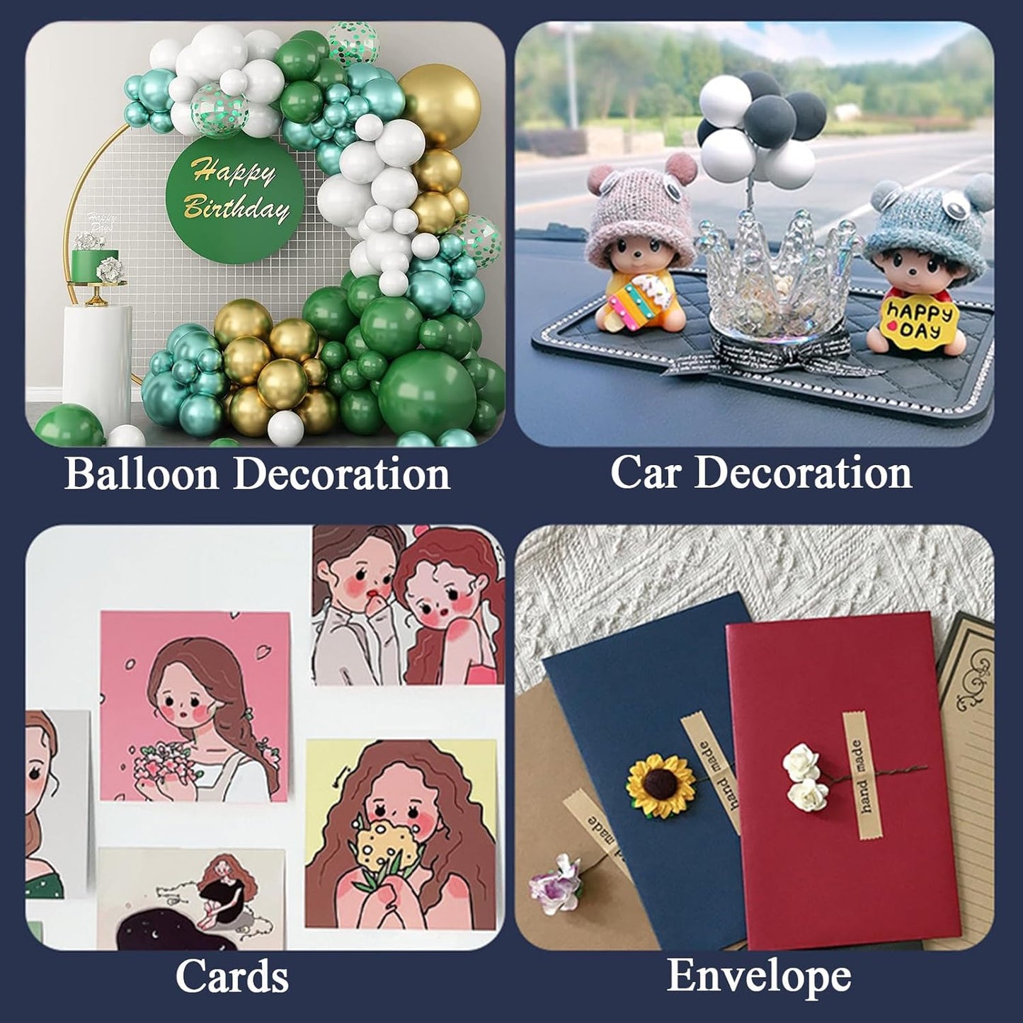 Adhesive Stick dots Two-Sided Sided Mounting Putty Stick Tack for Wall Hanging Crafts Balloons Festival Party Decorations,Clean Removable(0.39"*0.78"-900)