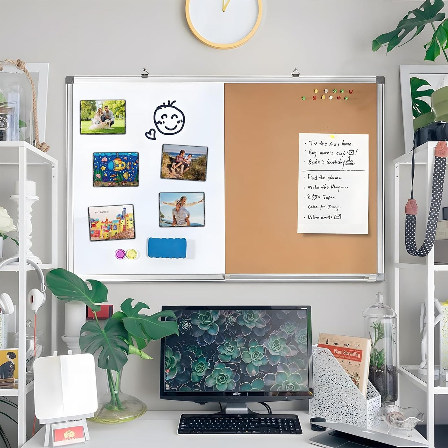 Magnetic 8x10 Picture Frame for Refrigerator,Big Size Photo Pocket,Magnet Poster Holders 10PCS