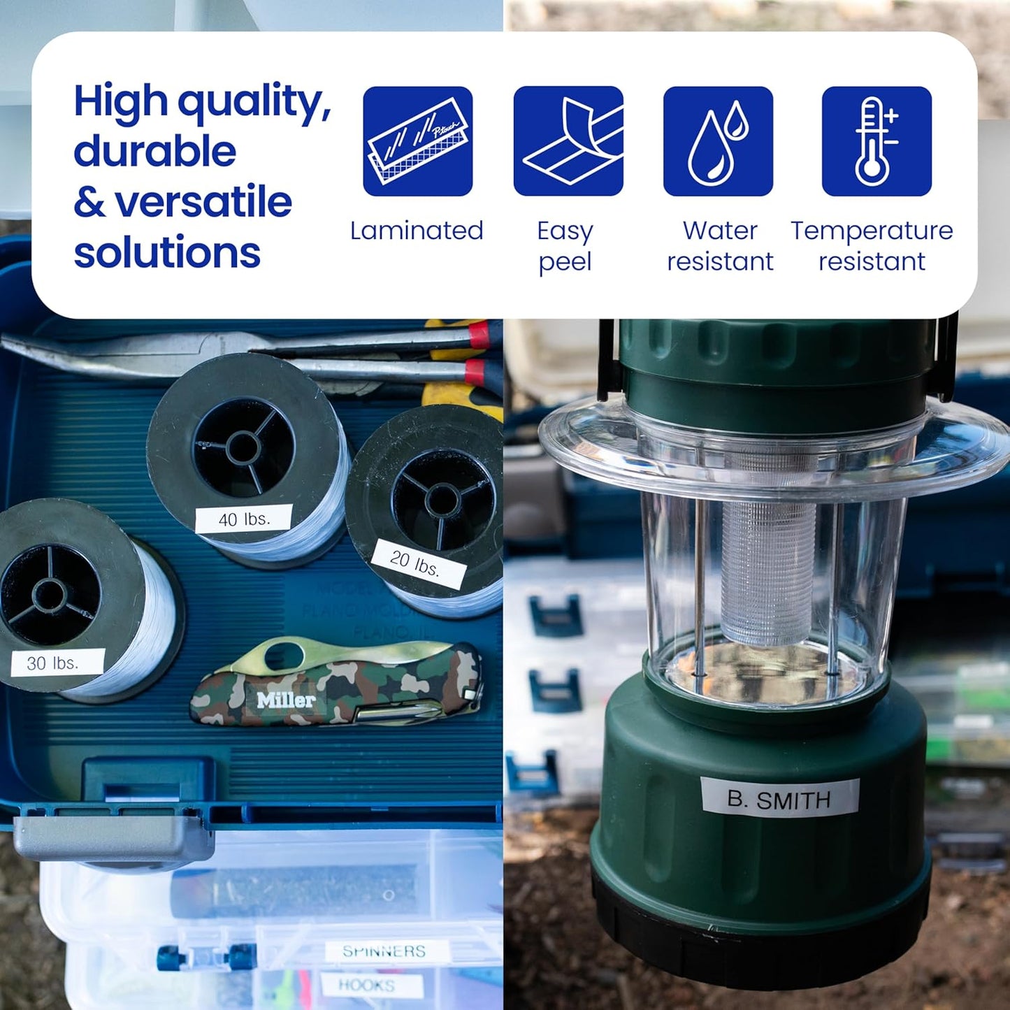 Brother Genuine P-Touch TZe, White Print on Clear, Strong Adhesive Laminated Label Tapes (TZeS135), ~1/2in x 26.2ft (12mm x 8m) for Select P-Touch Label Makers, Water-Resistant, Extra-Strength