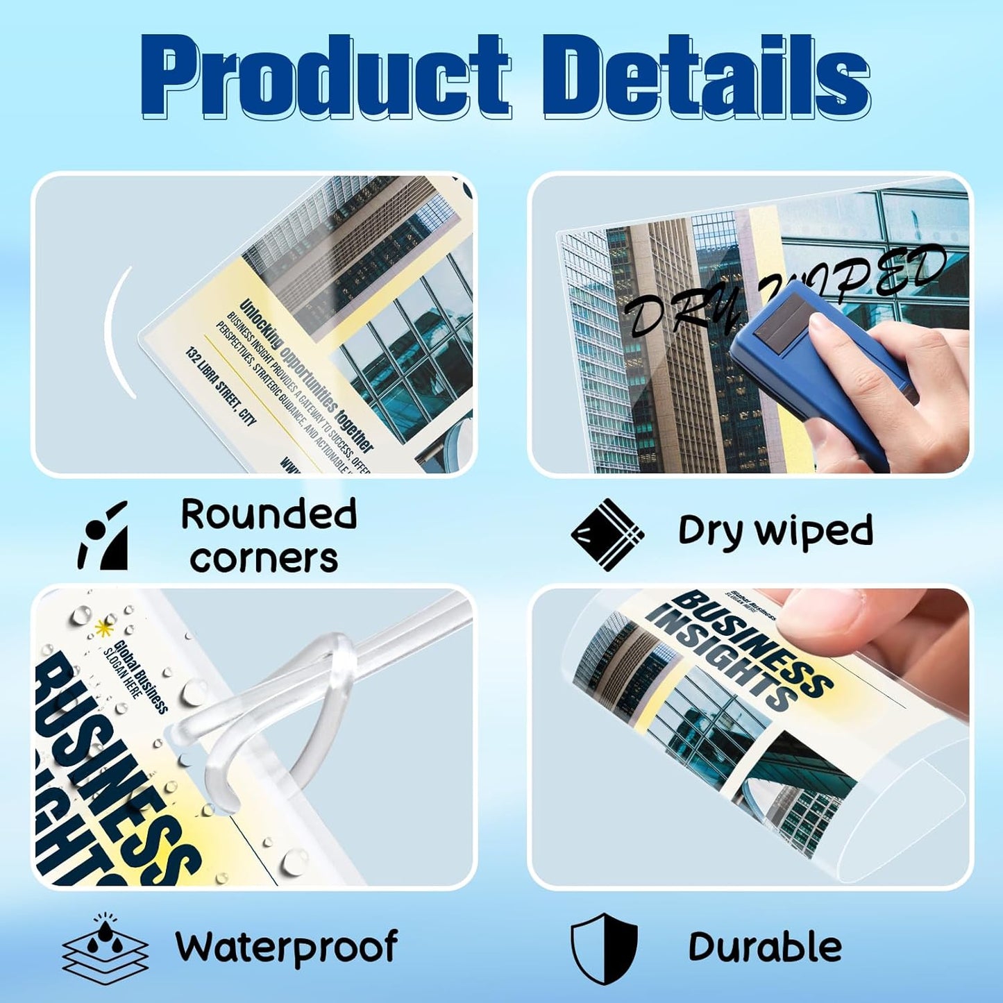 100 Pieces 10 Mil 2 1/2" x 4 1/4" Laminating Pouches with Slot Hole Printable Luggage Tags Clear Thermal Laminate Pouch Tags Kit Resealable for Work Permits Pass Cards Student ID Cards (100, 10 Mil)