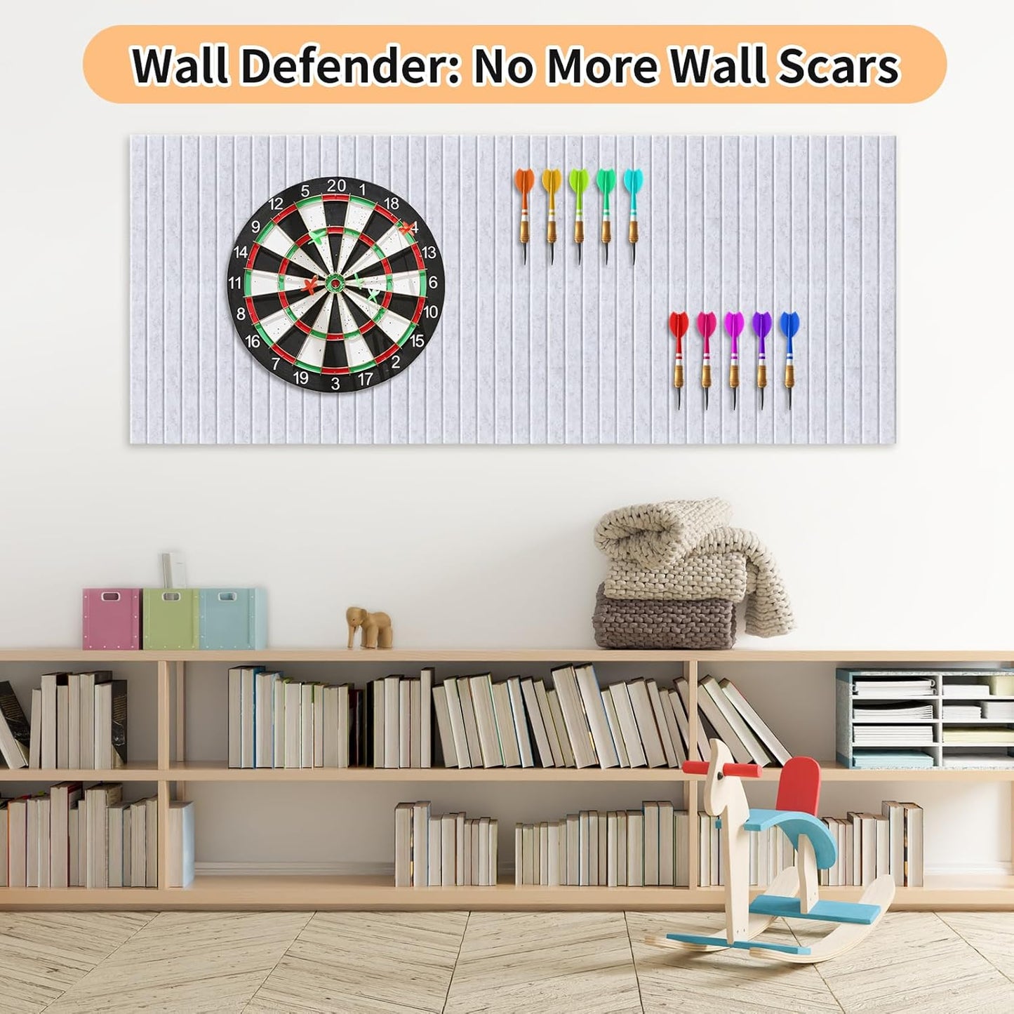 Smarpau 12 Pack Large Cork Board, 48"x36" Felt Bulletin Board, Corkboard with 35 Pushpins 50 Removable Security Stickers, Cork Boards for Office Home