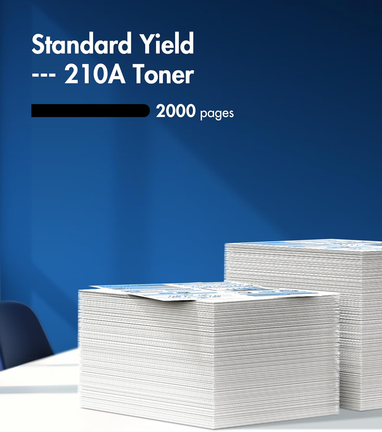 210A Black 4301fdw Toner: 2 Pack Replacement for HP 210A Toner Cartridges, Works for HP Color Laserjet Pro MFP 4301fdw Wireless Printer, Pro 4301fdn 4201dw 4201dn, MFP 4301 4201 Series | W2100A
