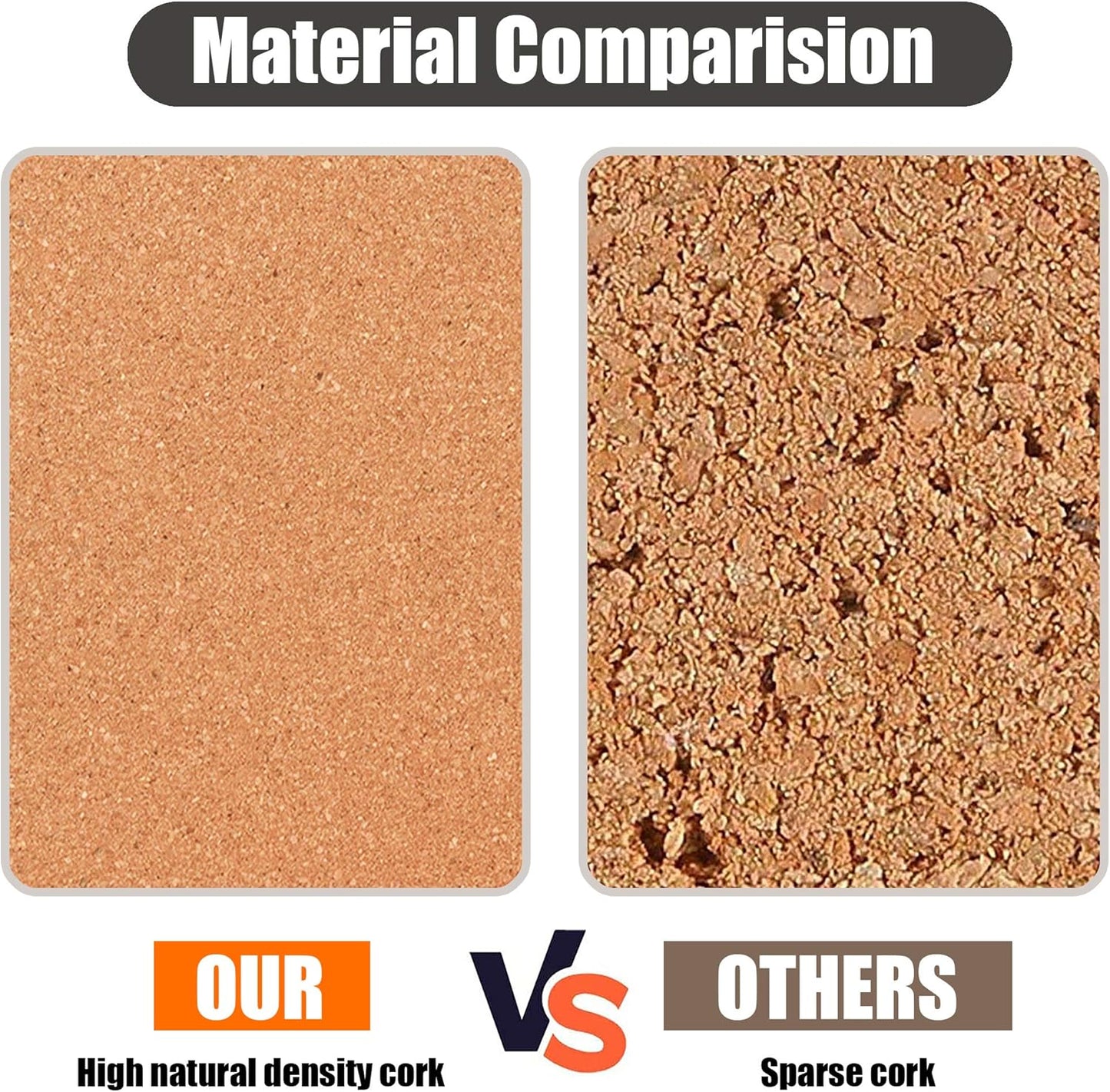 SUNGIFT Cork Board 12"x12" - 1/2" Thick Square Bulletin Boards 9 Pack Cork Tiles with 100 PCS Push Pins Mini Wall Self-Adhesive Corkboards Tiles for Wall