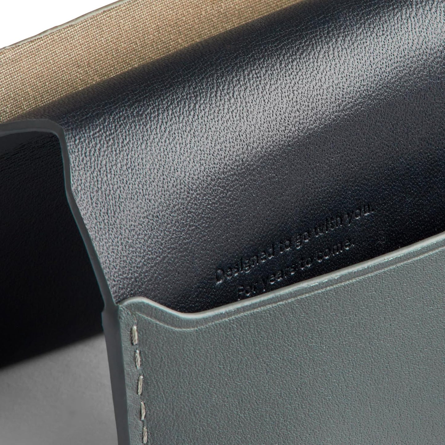 Bellroy Under Cover (slimline leather card wallet/holder with card storage, quick access slot, plus space for folded bills) - Everglade