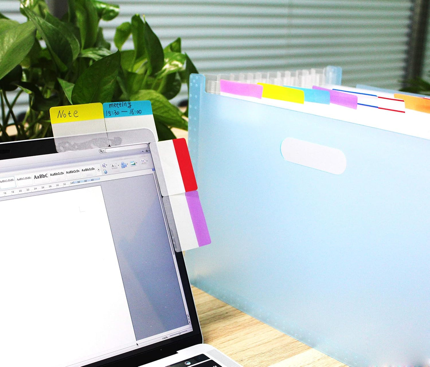 500 Pieces Tabs 2 Inch Sticky Index Tabs, Writable and Repositionable File Tabs Flags Colored Page Markers Labels for Reading Notes, Books and Classify Files, 21 Sets 10 Colors (Index Tabs)