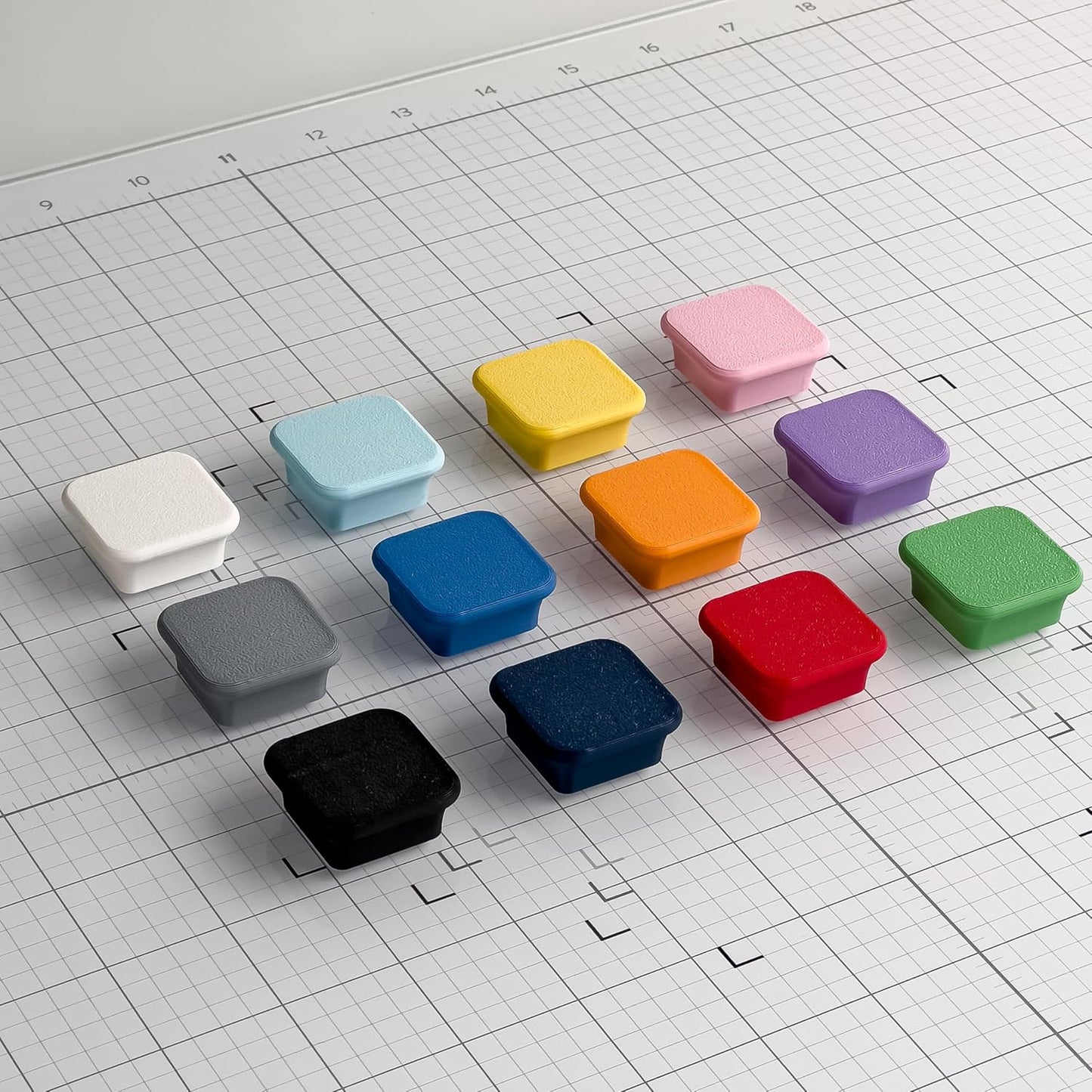 Glassboard Studio MiniBar Magnet - Strong Neodymium Rare Earth Magnets for Fridge, Whiteboard, Locker & Magnetic Glassboards - Crafting & Office Use - Strong Fridge Magnets (Sunshine Yellow, 4)