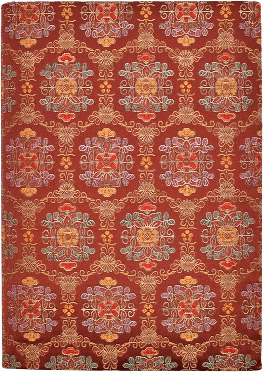 BLBMH A5 Book Covers for Paperbacks Fit for 5.5x8.4 inch Adjustable Book Sleeve Cover for Women Over 15 Soft Cloth Protector for Novels Notebook Journal - Flower Red