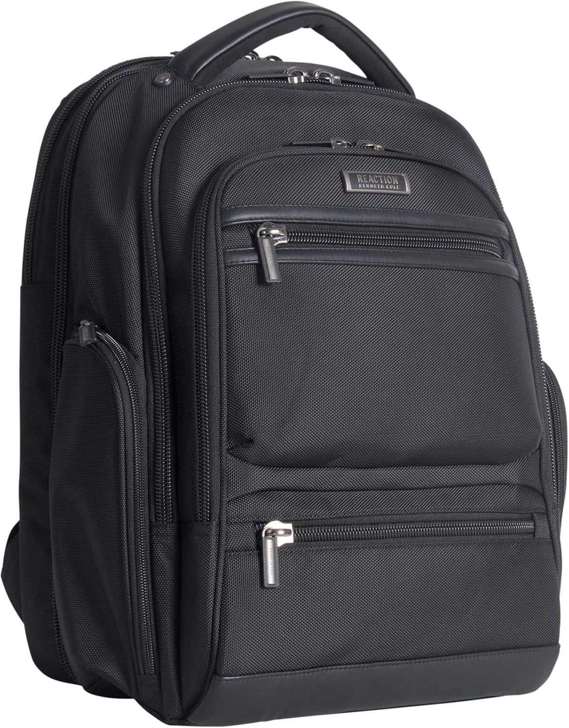 Kenneth Cole Reaction ProTec Travel Business Backpack 17" Laptop Computer TSA Checkpoint-Friendly Bookbag With USB Port, Black
