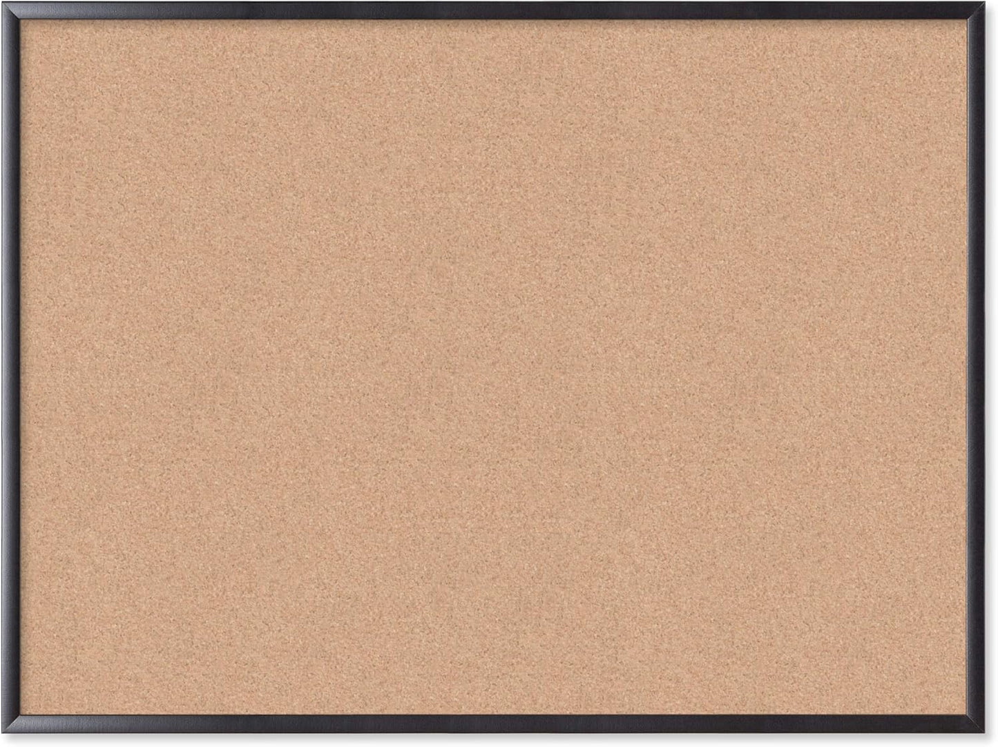 U Brands Cork Bulletin Board, 36 x 48 Inches, Black Wood Frame (2876U00-01)