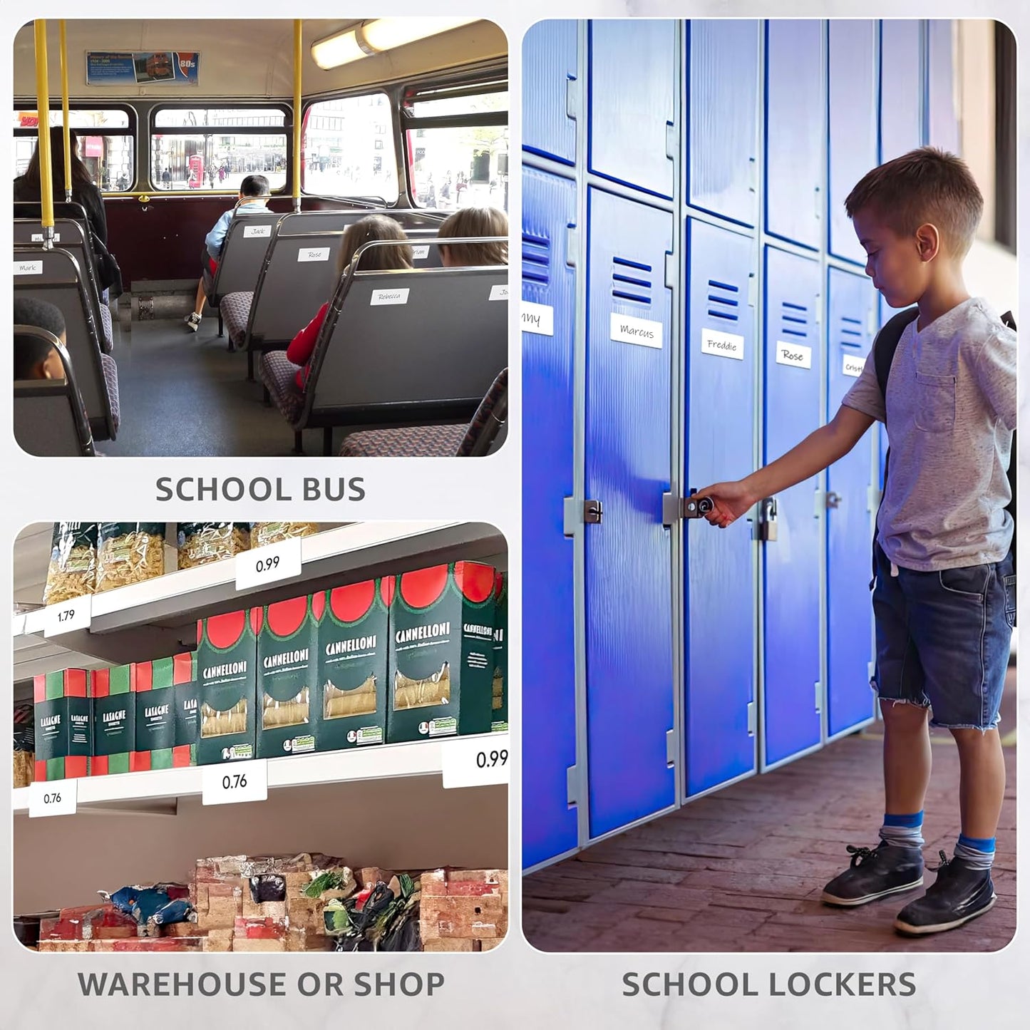 32 Pack Dry Erase Magnetic Labels 2x4 in - Magnetic Name Tags for Classroom Lockers School Bus - Classroom Magnets for Names - Magnet Labels for Whiteboard - Magnet Names Plates for Classrooms Blanked