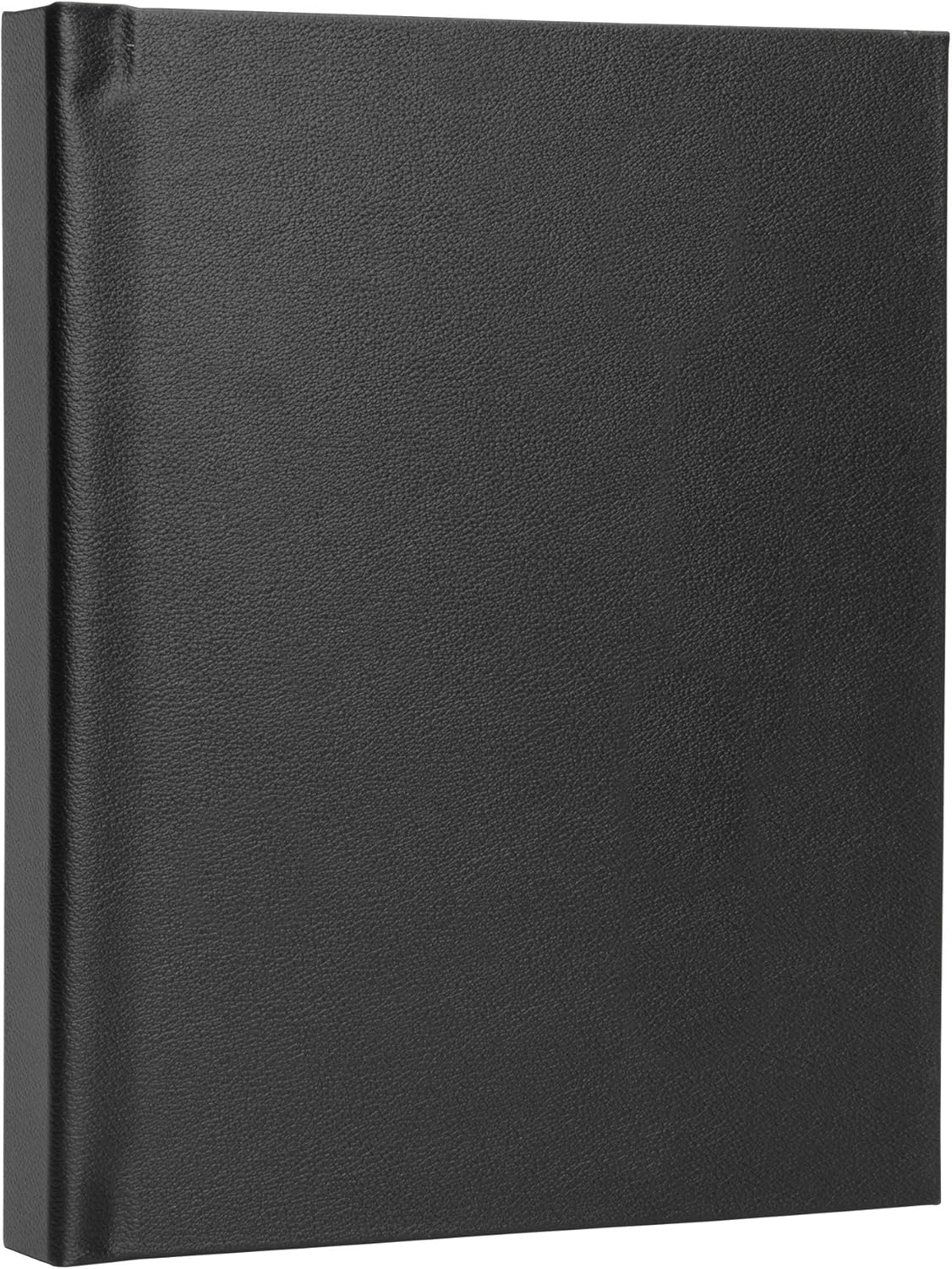 Neil Enterprises Inc. 8" x 10" Black Leather Self-Stick Photo Album - Holds 20 Photos