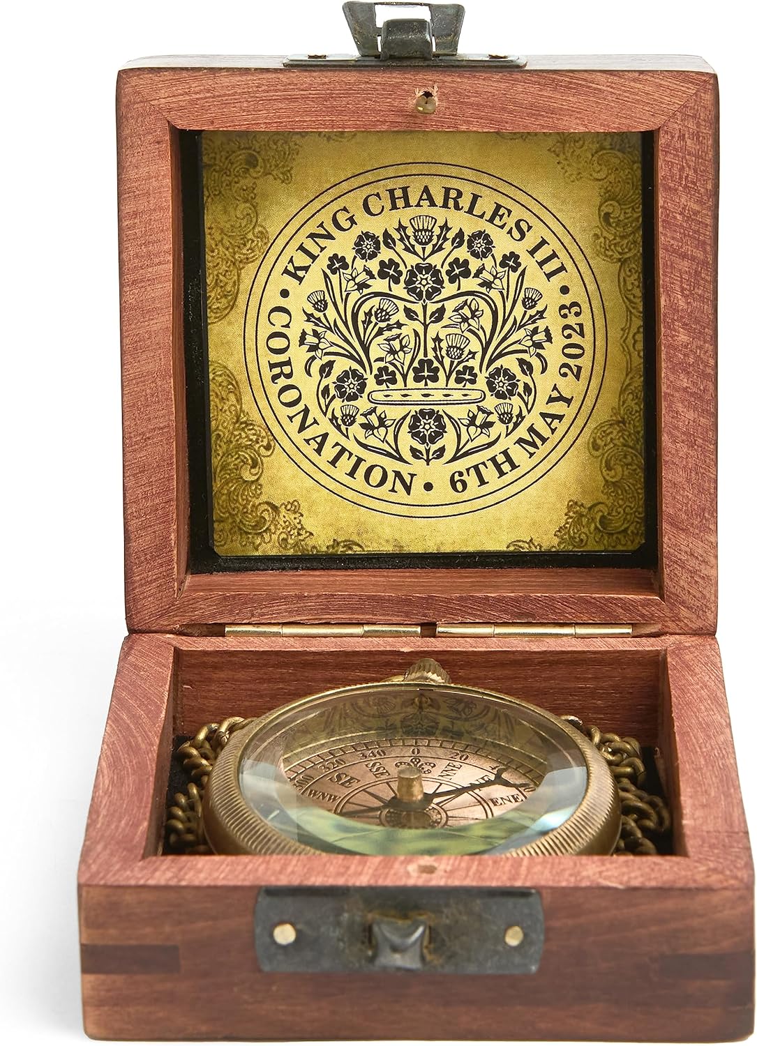 Handmade Antique Vintage Brass Compass | Exquisite Nautical Compass | Home Decor | Pocket Compass Gift for Every Occasion | Super7One