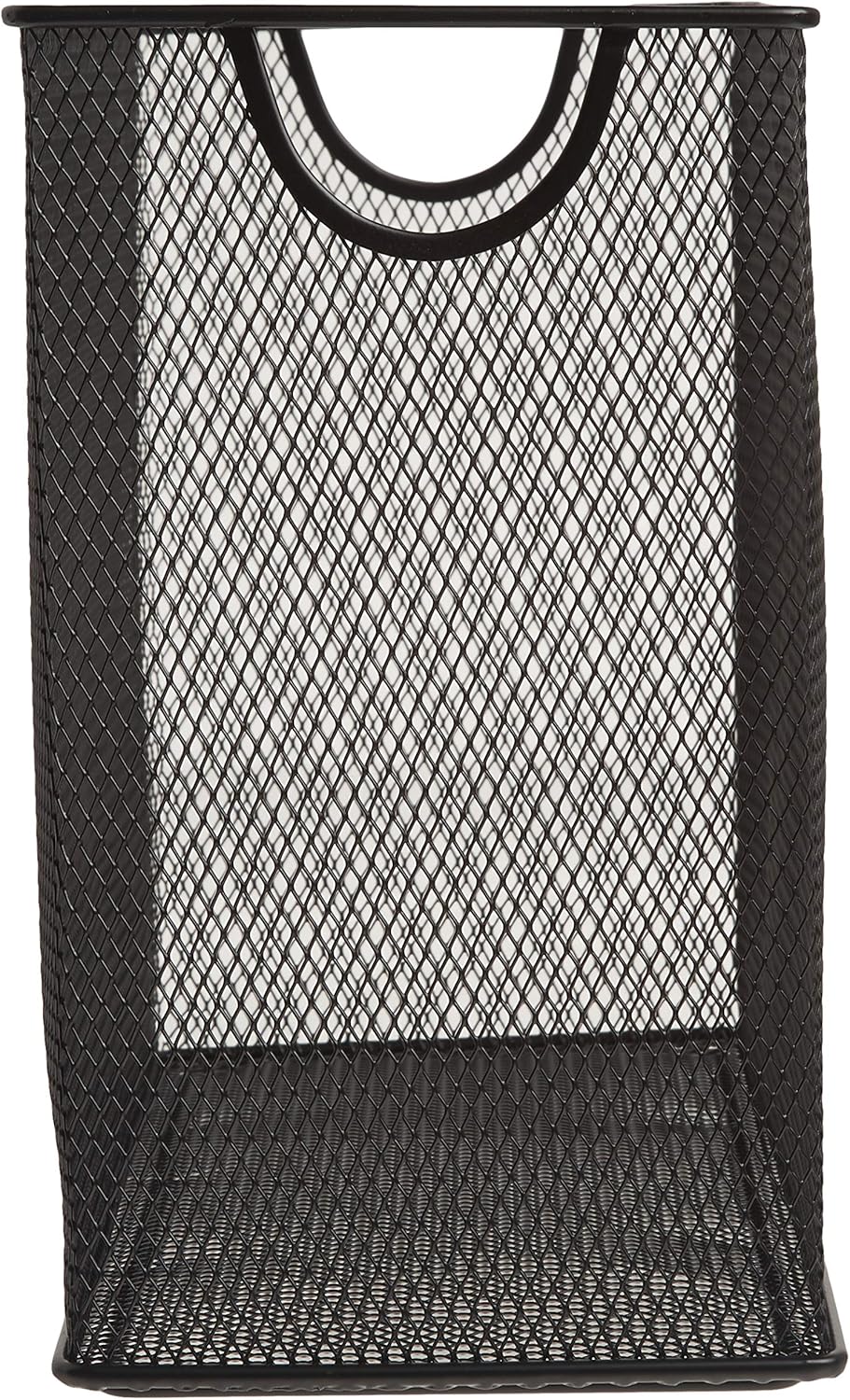 U Brands Mesh Steel Desktop Hanging File Holder, Letter Size, 12.4" x 9.53" x 5.5", Black - 457U00-06