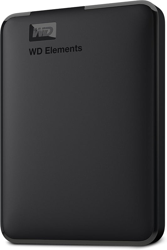 WD 4TB Elements Portable External Hard Drive for Windows, USB 3.2 Gen 1/USB 3.0 for PC & Mac, Plug and Play Ready - ‎WDBU6Y0040BBK-WESN