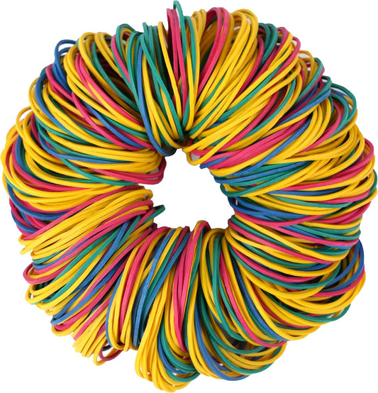 Rubber Bands Size #16 multicolour Elastic Rubber Band small 600 Pcs size16 rubber bands office supplies home Package Household