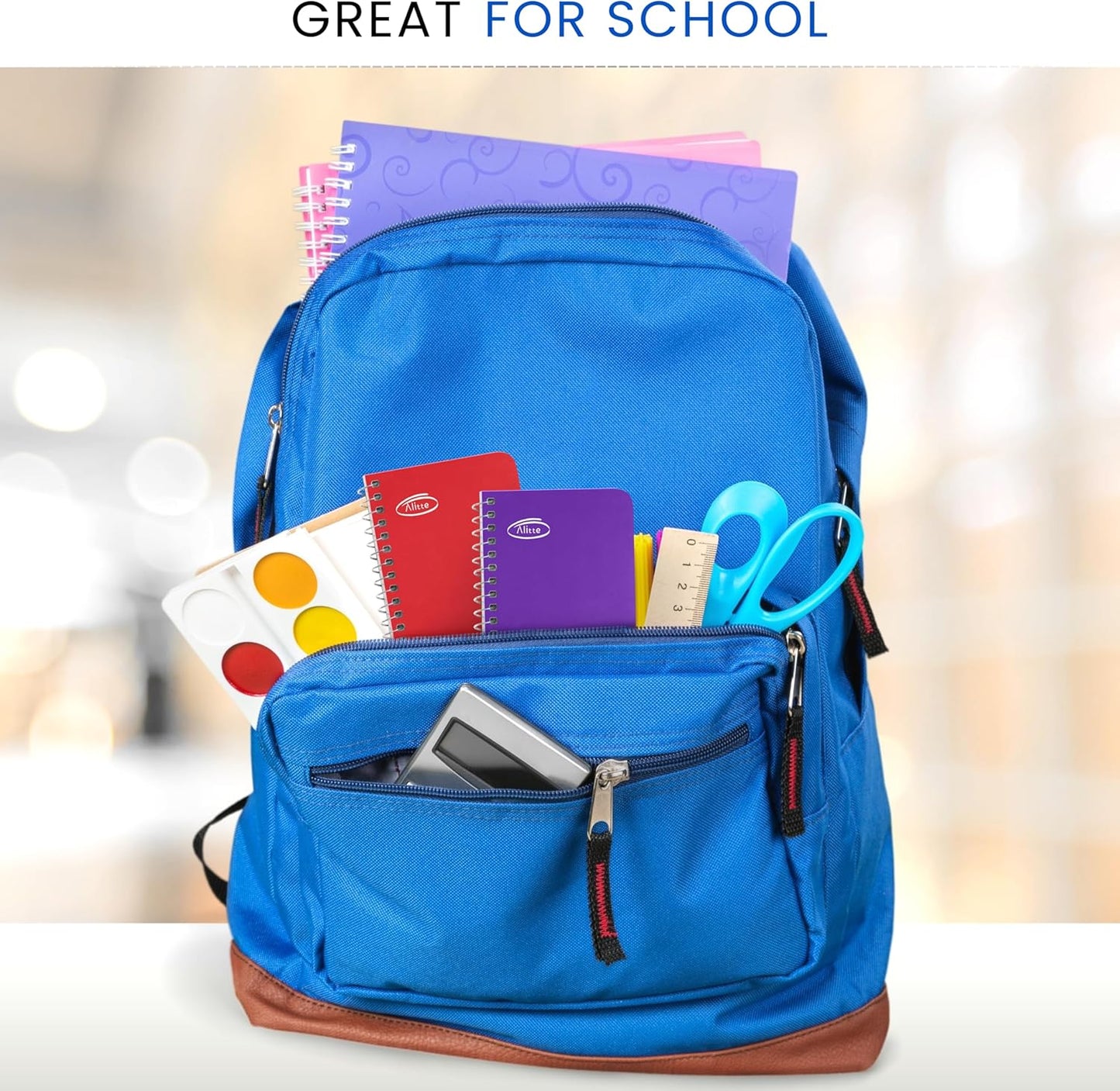 Pocket Notebook, Small 3x5 Notepad | College Ruled, Mini Spiral Notebooks 24 Pack, On the Go Writing, 60 Sheets per Note Pad | Assorted Colors, for School, Home, Office, Premium Thick Paper