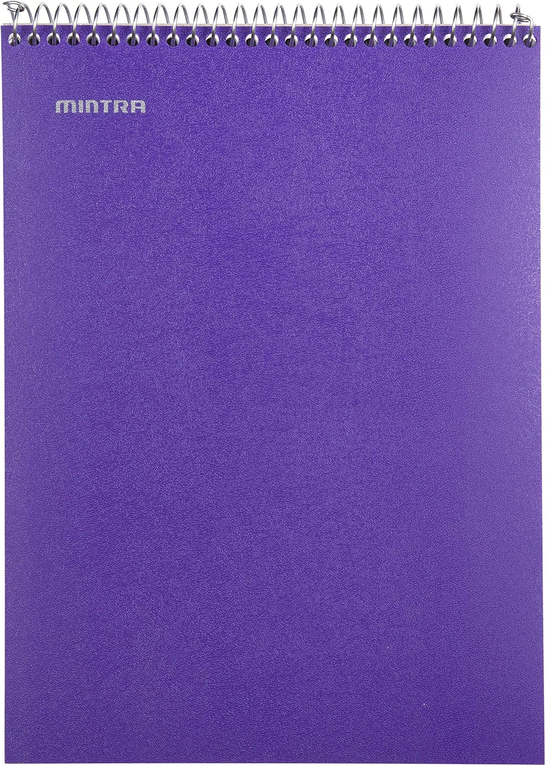 Mintra Office TOP BOUND Durable Spiral Notebooks (Purple, College Ruled 3pk)