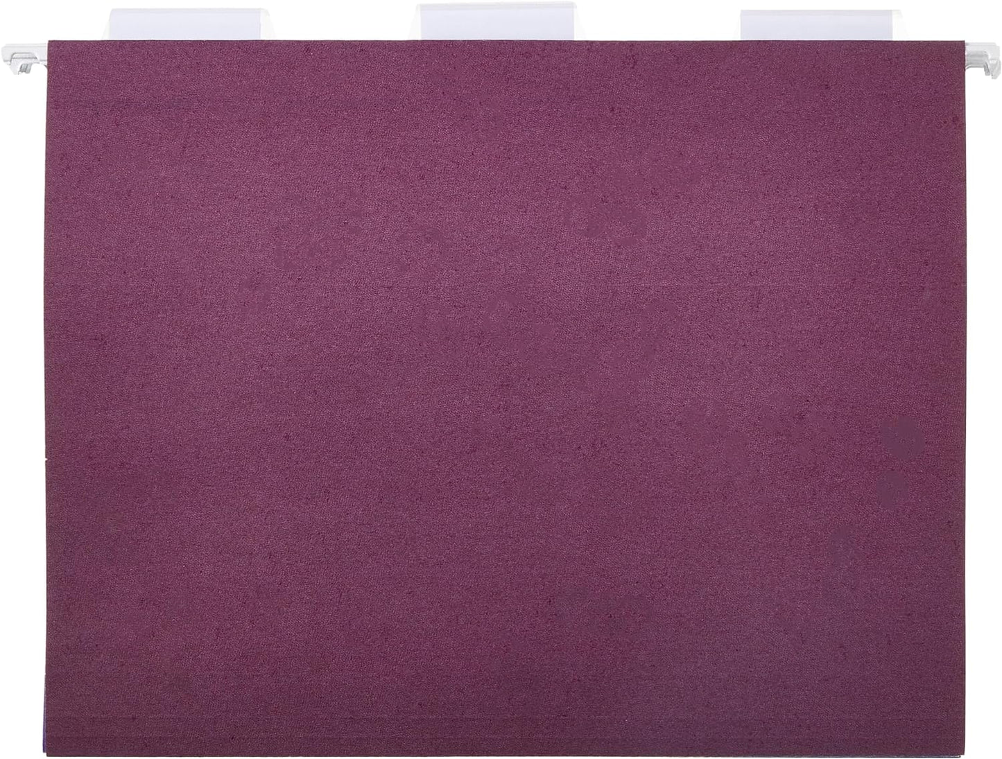 Amazon Basics Hanging File Folders, Sturdy, Letter Size, 25-Pack, Assorted Jewel-tone Colors