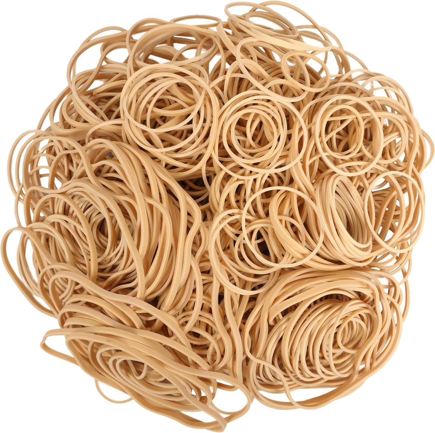 HAIDIBAO-Rubber Bands Assorted Sizes Beige Elastic Bands for Office supplies 0.5lbs size10,size#16,size 33,Size(4-4/5" x 1/8") rubber band